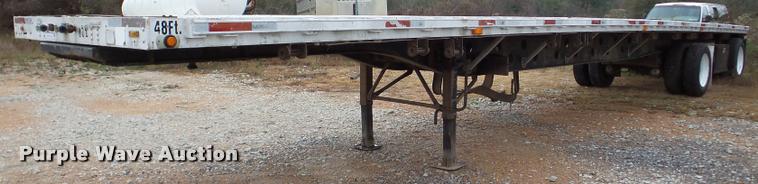 image for item DA8986 1998 Transcraft Eagle W2 flatbed trailer