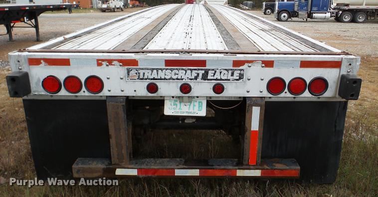 image for item DA8986 1998 Transcraft Eagle W2 flatbed trailer