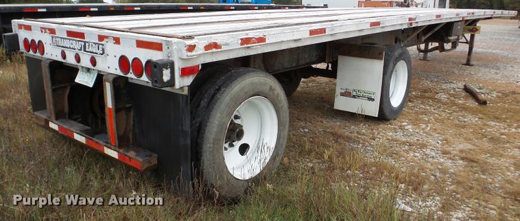 image for item DA8986 1998 Transcraft Eagle W2 flatbed trailer