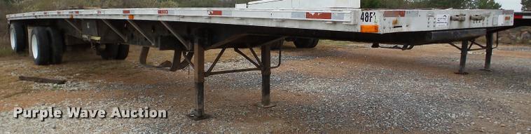 image for item DA8986 1998 Transcraft Eagle W2 flatbed trailer
