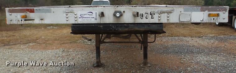 image for item DA8986 1998 Transcraft Eagle W2 flatbed trailer