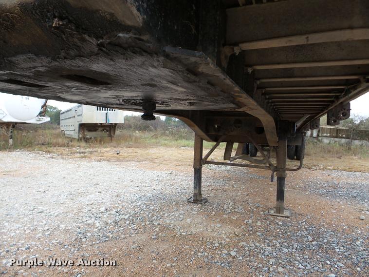 image for item DA8986 1998 Transcraft Eagle W2 flatbed trailer