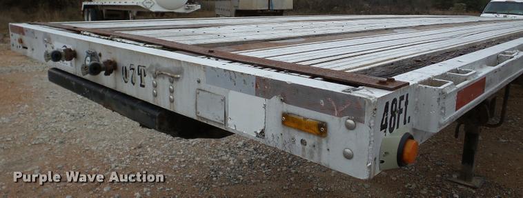 image for item DA8986 1998 Transcraft Eagle W2 flatbed trailer