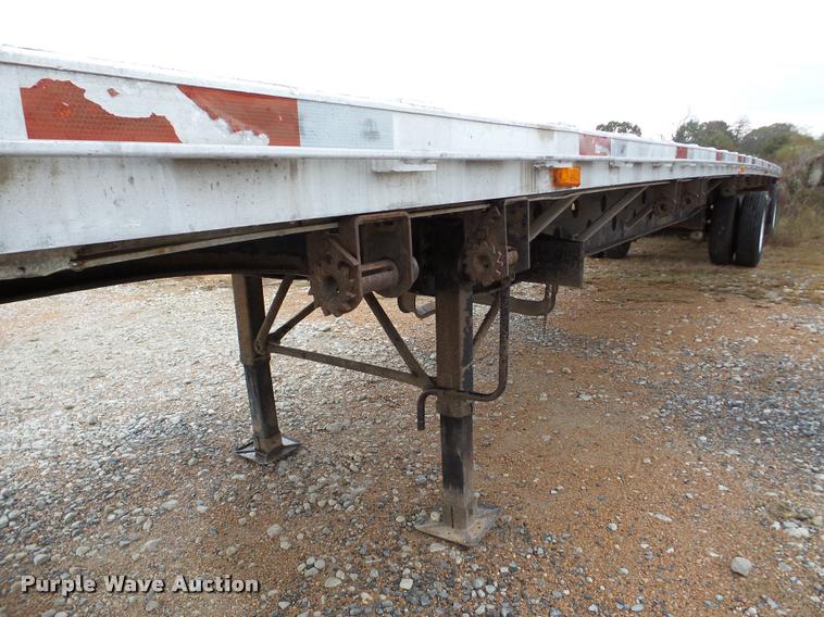 image for item DA8986 1998 Transcraft Eagle W2 flatbed trailer