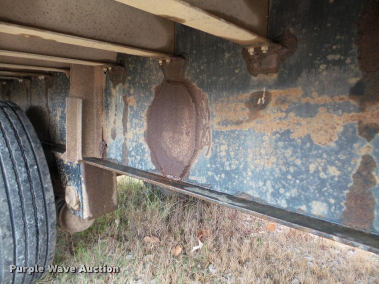 image for item DA8986 1998 Transcraft Eagle W2 flatbed trailer