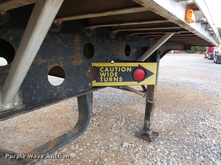 image for item DA8986 1998 Transcraft Eagle W2 flatbed trailer