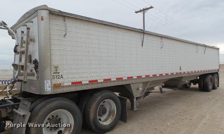 image for item DB1757 2001 Wilson DWH-400 double hopper grain trailer