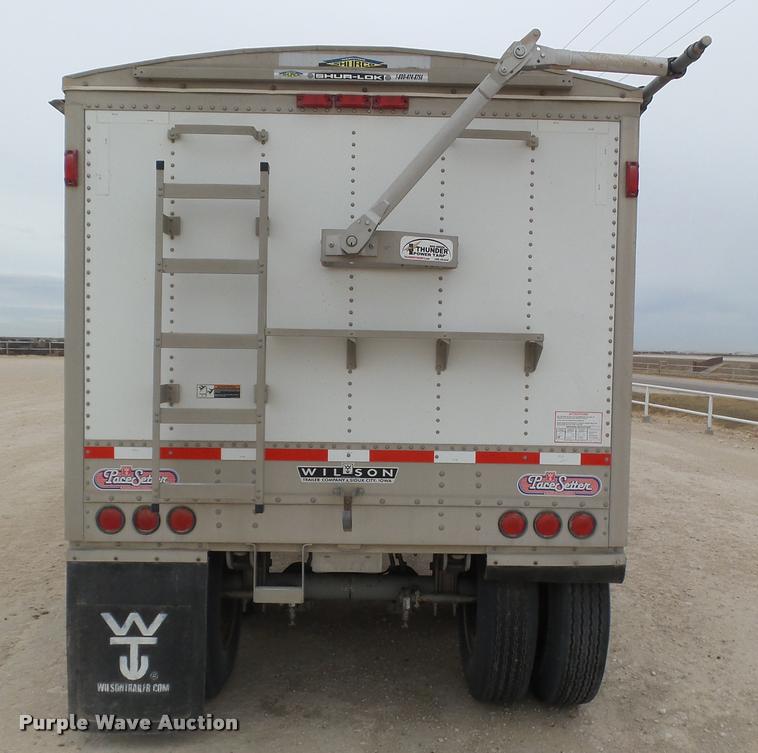 image for item DB1757 2001 Wilson DWH-400 double hopper grain trailer
