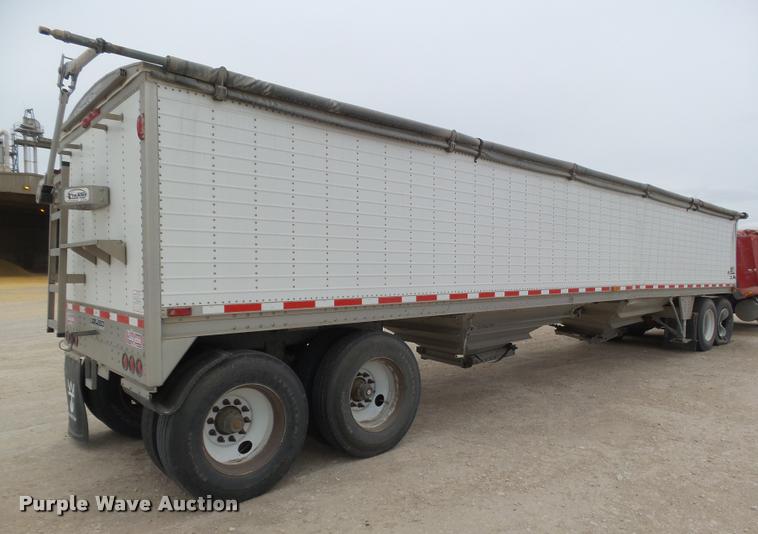 image for item DB1757 2001 Wilson DWH-400 double hopper grain trailer