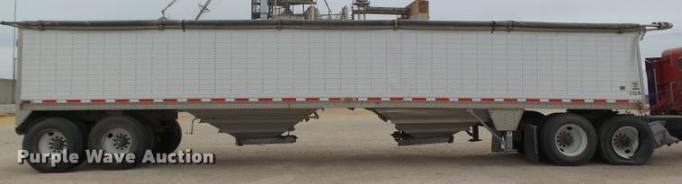 image for item DB1757 2001 Wilson DWH-400 double hopper grain trailer