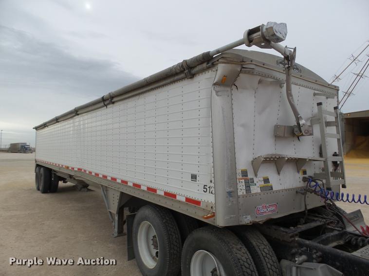 image for item DB1757 2001 Wilson DWH-400 double hopper grain trailer