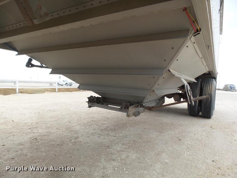 image for item DB1757 2001 Wilson DWH-400 double hopper grain trailer