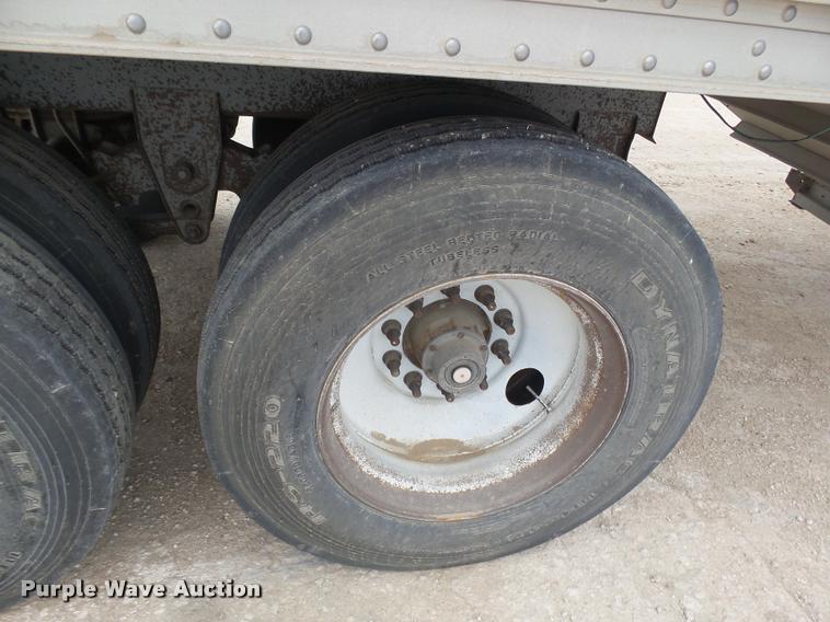 image for item DB1757 2001 Wilson DWH-400 double hopper grain trailer