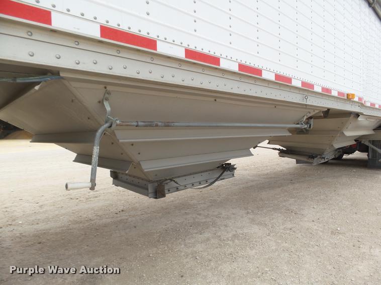 image for item DB1757 2001 Wilson DWH-400 double hopper grain trailer