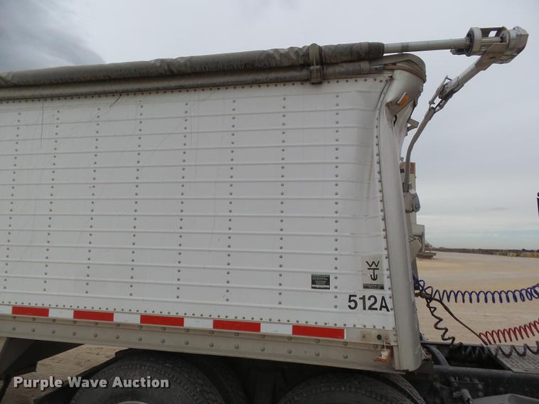 image for item DB1757 2001 Wilson DWH-400 double hopper grain trailer