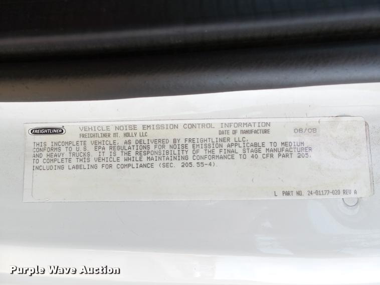 image for item DB4580 2009 Freightliner Business Class M2 box truck