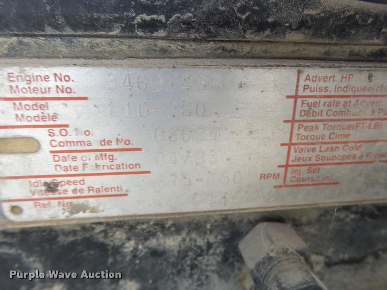 image for item K5559 1993 Volvo WG semi truck