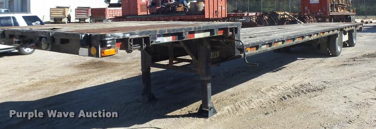 image for item K5583 1997 Tarasport drop deck trailer