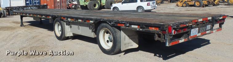 image for item K5583 1997 Tarasport drop deck trailer