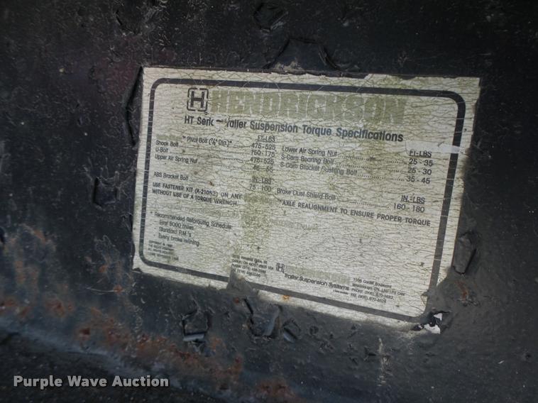 image for item K5583 1997 Tarasport drop deck trailer