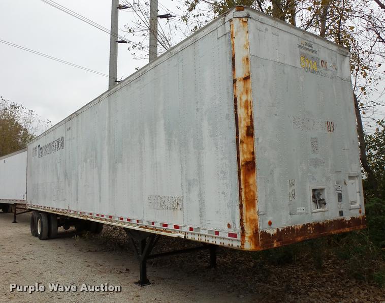 image for item L3561 1984 Brae GSVW-Z-454 dry van trailer