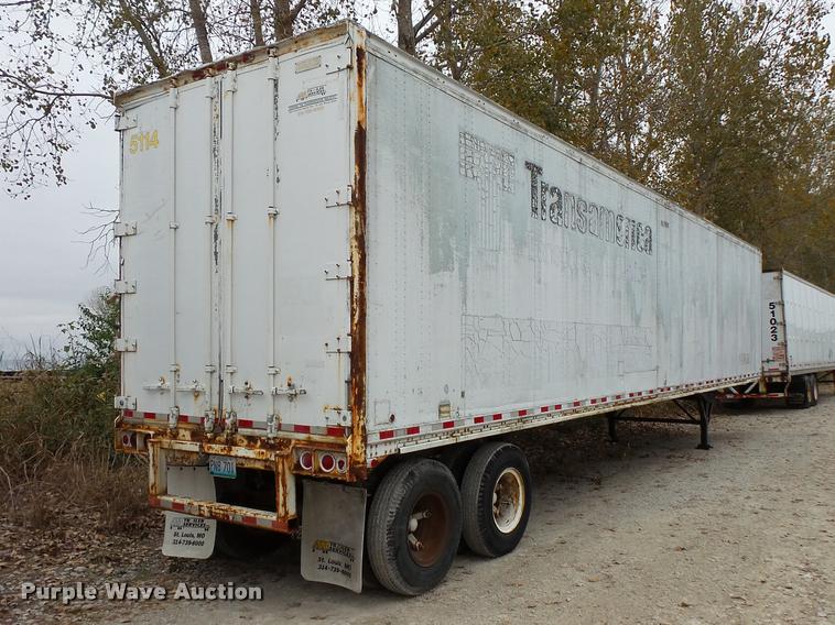 image for item L3561 1984 Brae GSVW-Z-454 dry van trailer