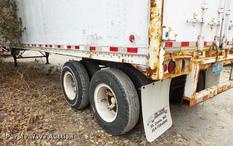 image for item L3561 1984 Brae GSVW-Z-454 dry van trailer