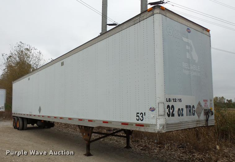 image for item L3562 1998 Utility Trailers VS2DC dry van trailer