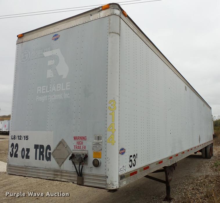 image for item L3562 1998 Utility Trailers VS2DC dry van trailer