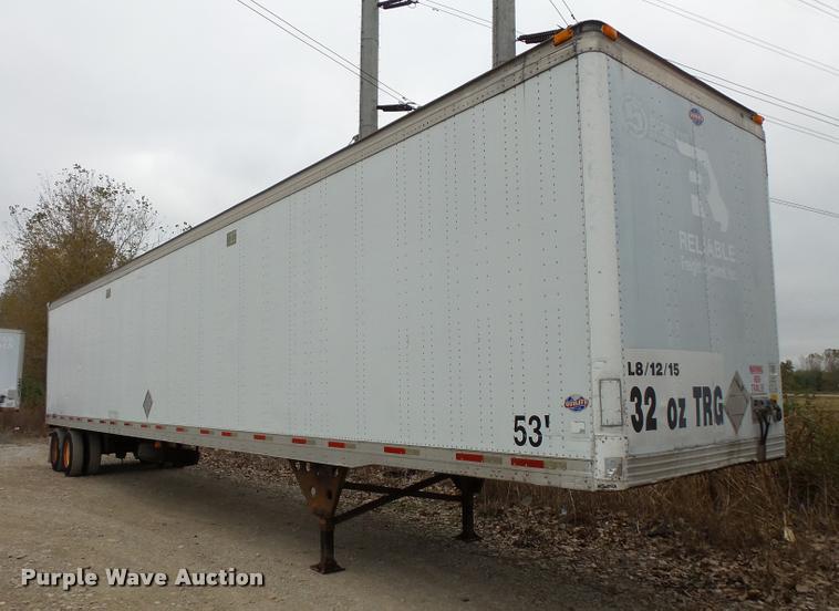 image for item L3562 1998 Utility Trailers VS2DC dry van trailer