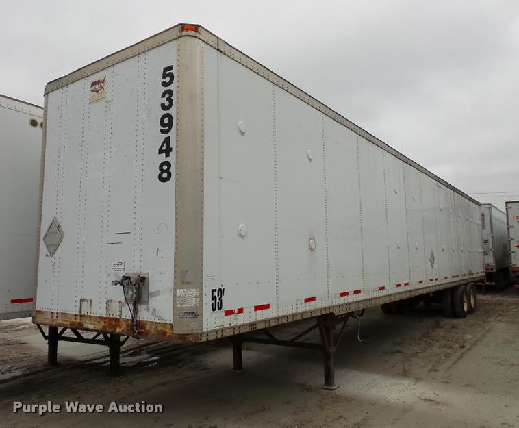 image for item L3566 2000 Wabash dry van trailer