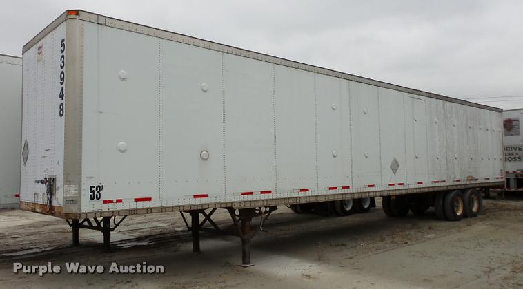 image for item L3566 2000 Wabash dry van trailer