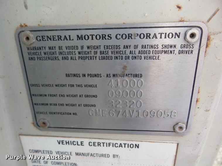 image for item AG9103 1974 Chevrolet C65 grain truck