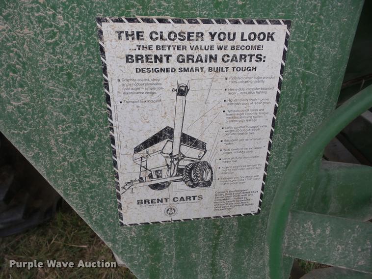 image for item AG9110 Brent 672 grain cart