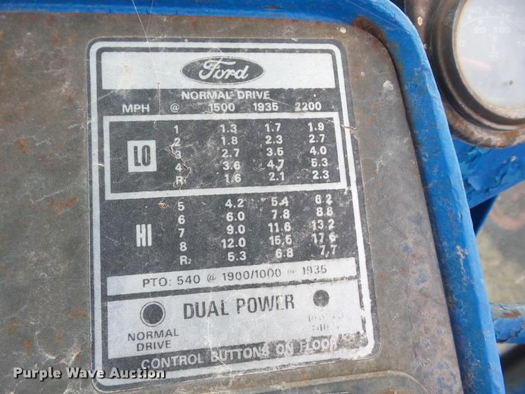 image for item AG9131 1968 Ford 9600 tractor