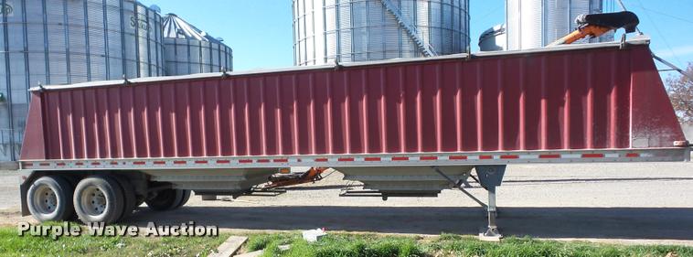 image for item AG9298 2009 Neville double hopper grain trailer