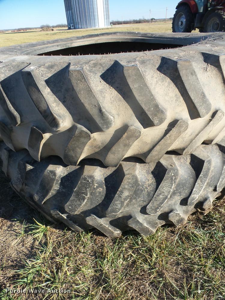 image for item AG9312 (3) Firestone Radial All Traction 18.4R46 tires