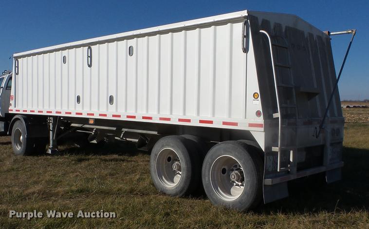 image for item AG9313 2010 Neville double hopper grain trailer