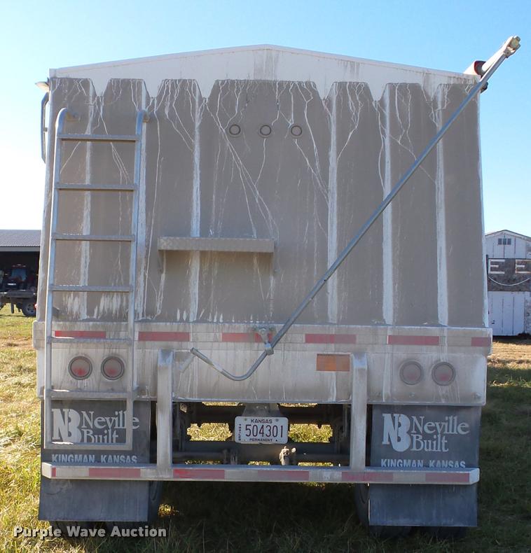 image for item AG9313 2010 Neville double hopper grain trailer
