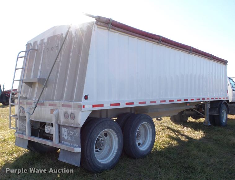 image for item AG9313 2010 Neville double hopper grain trailer