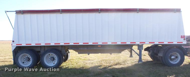 image for item AG9313 2010 Neville double hopper grain trailer