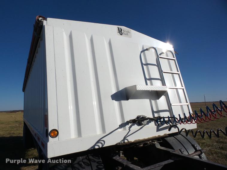 image for item AG9313 2010 Neville double hopper grain trailer
