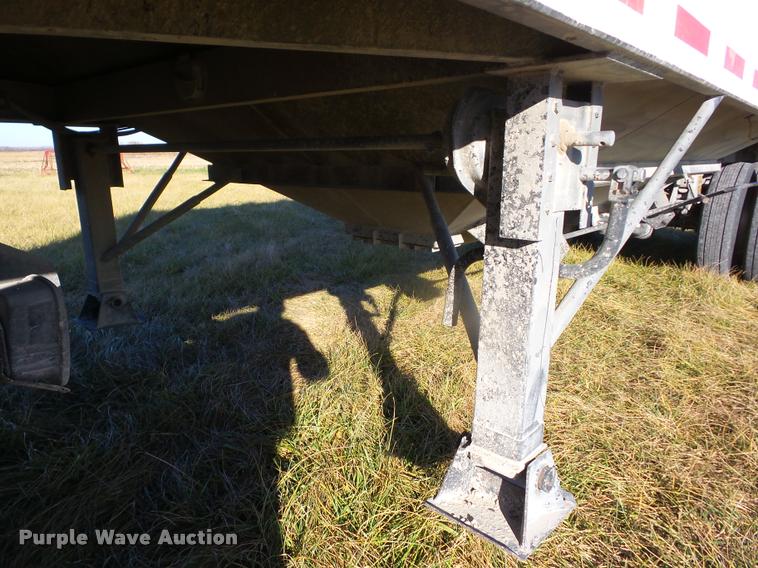 image for item AG9313 2010 Neville double hopper grain trailer