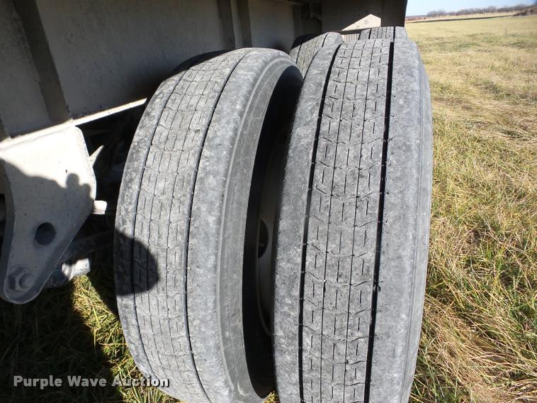 image for item AG9313 2010 Neville double hopper grain trailer