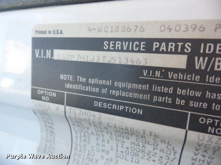 image for item AG9314 1996 GMC TopKick semi truck