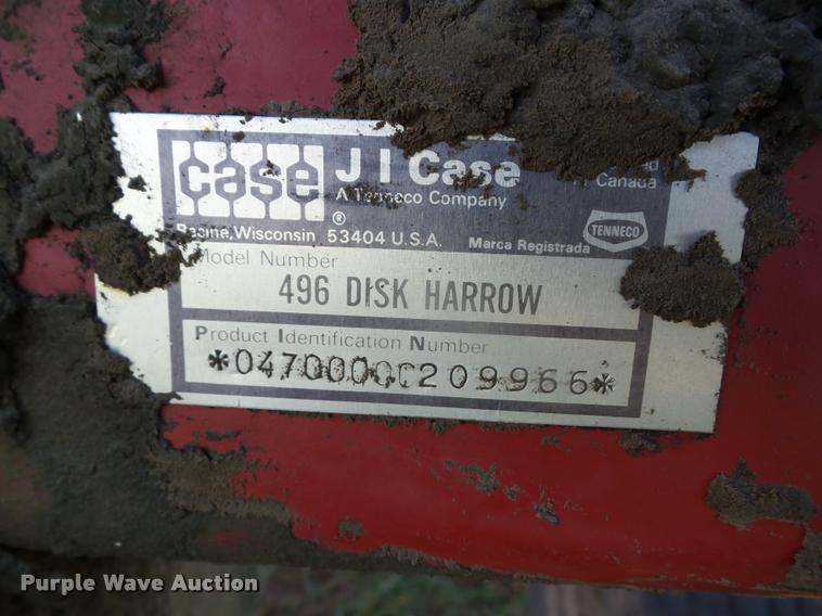 image for item AG9320 Case IH 496 double off-set disk