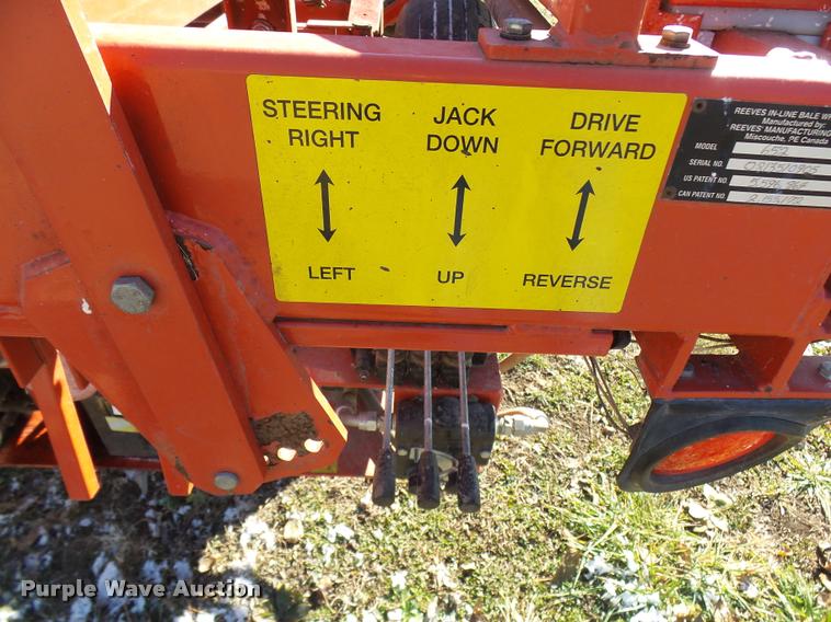 image for item AV9854 2007 Reeves 652 self-propelled in-line bale wrapper