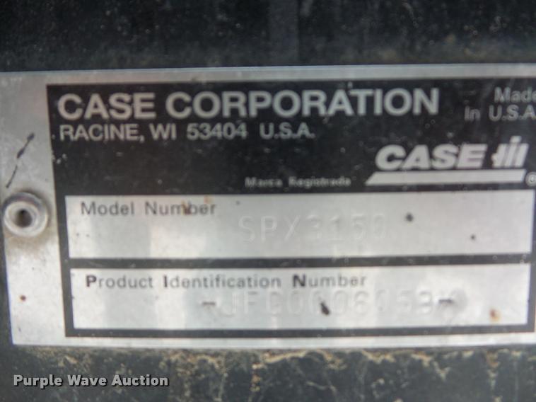 image for item BG9542 2003 Case IH Patriot SPX3150 self-propelled sprayer