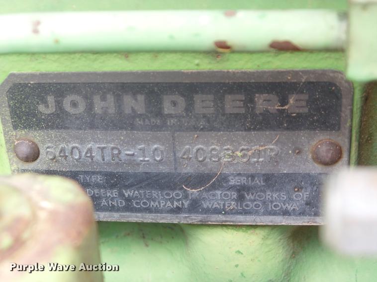image for item DA5060 1973 John Deere 4430 tractor
