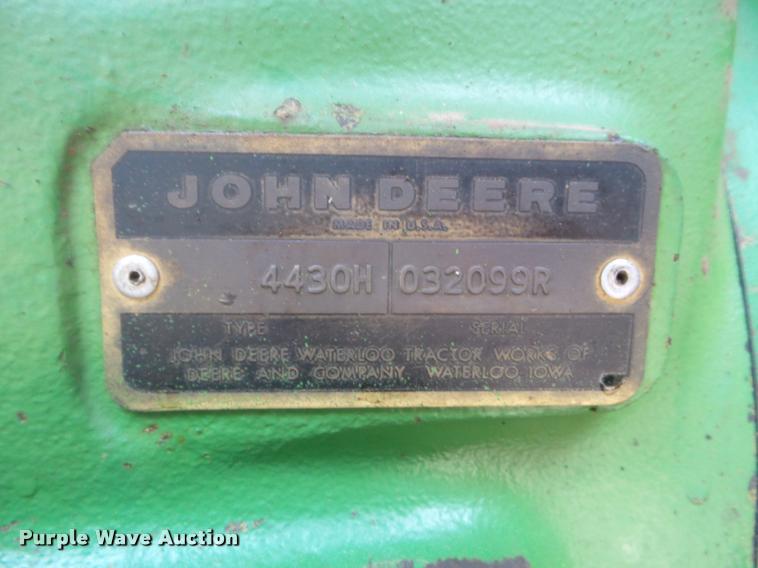 image for item DA5060 1973 John Deere 4430 tractor